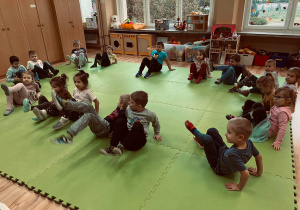 Misiowa gimnastyka dzieci.