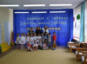 Spotkanie z aktorką Grażyną Błęcką - Kolską