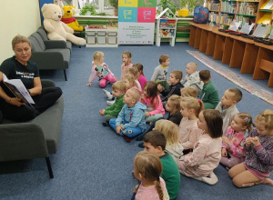 "ZakoLEGOwani z książką" - warsztaty organizowane przez Bibliotekę Publiczną w Łasku - Gr. III