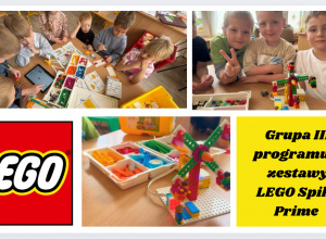 LEGOmaniacy - zabawy z elementami robotyki w grupie III