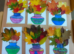 Jesienny wazon pełen kolorów- grupa IV