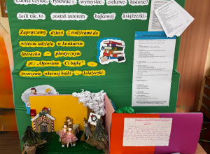 Konkurs literacko - plastyczny pt. „Opowiem Ci bajkę” - tworzenie własnej bajki - książeczki