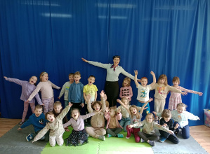 Wizyta goscia specjalnego- stewerdessa. Grupa VI.