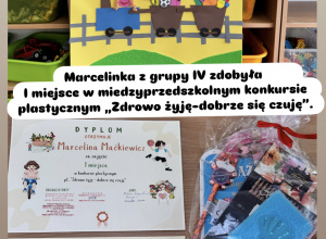 Rozstrzygnięcie miedzyprzedszkolnego konkursu plastycznego.
