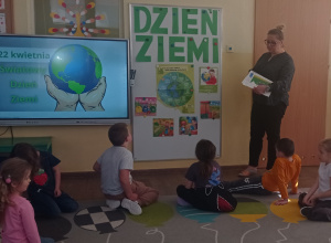 Przedszkolaki z grupy V wiedzą, jak dbać o naszą planetę