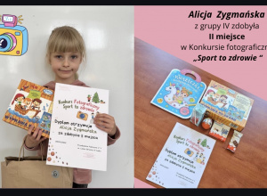 II miejsce w miedzyprzedszkolnym konkursie fotograficznym
