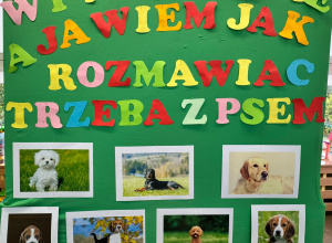 "Wy nie wiecie, a ja wiem, jak rozmawiać trzeba z psem..." wyjątkowe spotkanie edukacyjne w naszym przedszkolu