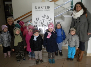 Wycieczka 3-latków do zakładu odzieżowego KASTOR S.A.
