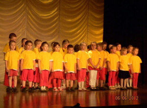 Reprezentacja Przedszkola na Festiwalu Artystycznym Bąbel '2012