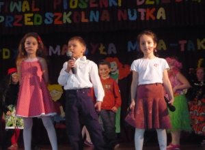 Festiwal Piosenki Dziecięcej "Przedszkolna nutka" w Zduńskiej Woli